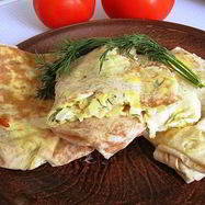 Рецепт Лаваша с сыром на сковороде