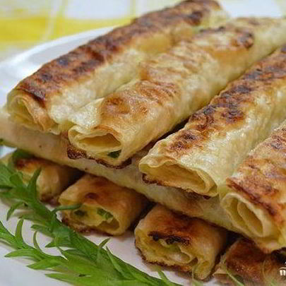 Лаваш с сыром обжаренный