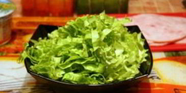 лаваш с ветчиной и плавленым сыром