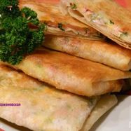 Рецепт Лаваша с ветчиной, сыром и зеленью