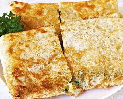 Лаваш с зеленью