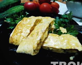 Лаваш запеченный с сыром в духовке