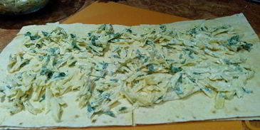 лаваш запеченный с сыром в духовке