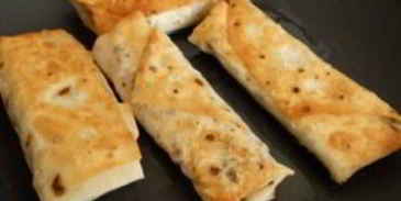 рулетики из лаваша с грибами