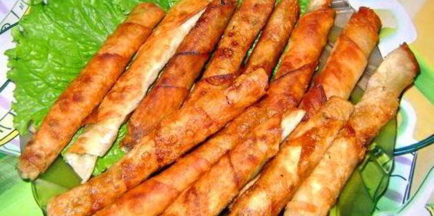 Рецепт жареного лаваша с сыром