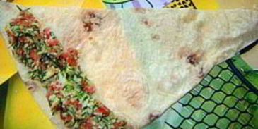 жареный лаваш с сыром