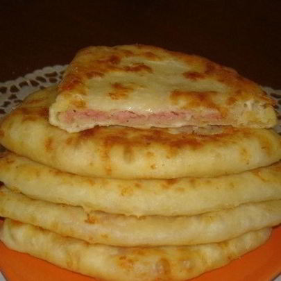 Быстрые сырные лепешки