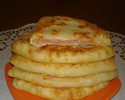 Быстрые сырные лепешки