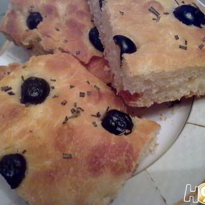 Фокачча с маслинами