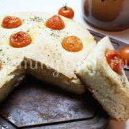 Рецепт Фокаччи с помидорами черри
