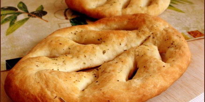 Рецепт фугасса — французских лепешек