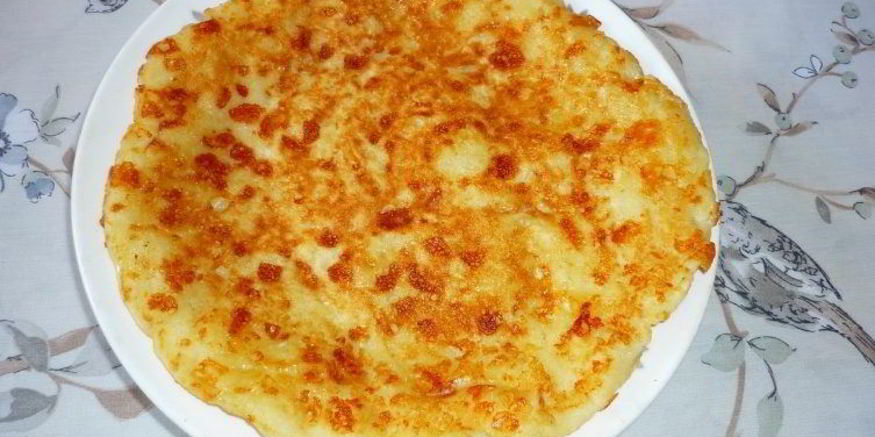 Рецепт лепешки из сулугуни жареная