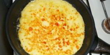 лепешка из сулугуни жареная