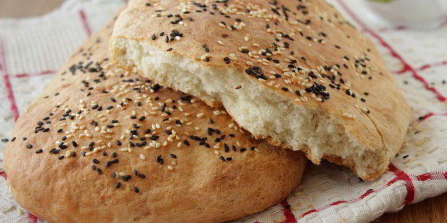 Рецепт лепешки с кунжутом