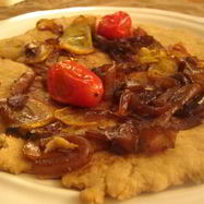 Рецепт Лепешек с кабачками с луком