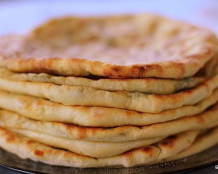 Лепешки с сыром и зеленью