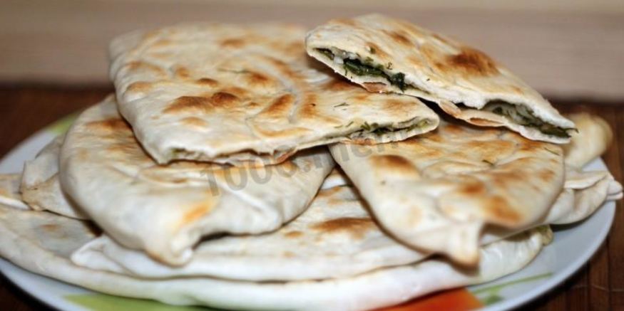Рецепт лепешек с зеленью на сковороде