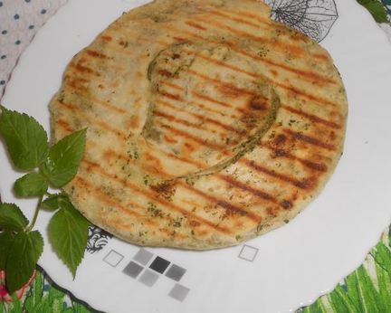 Лепешки с зеленью