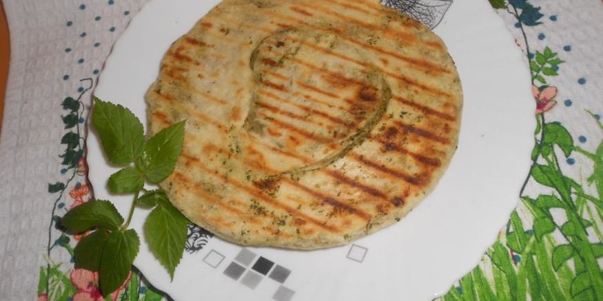 Рецепт лепешек с зеленью