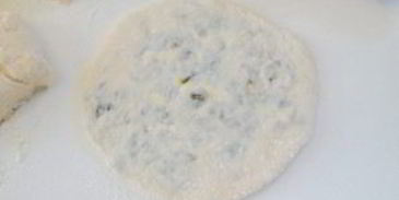 лепешки со шпинатом и грибами