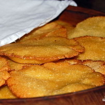 Лепешки в воке