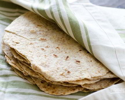 Мексиканская лепешка тортилья