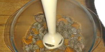 пита с паштетом из куриной печени