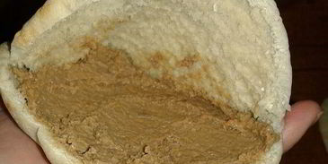 пита с паштетом из куриной печени