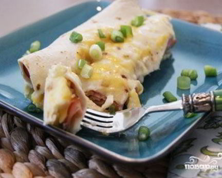 Пита с ветчиной