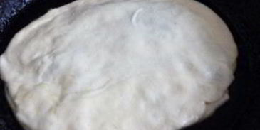 постные лепешки с зеленью