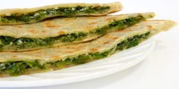 постные лепешки с зеленью