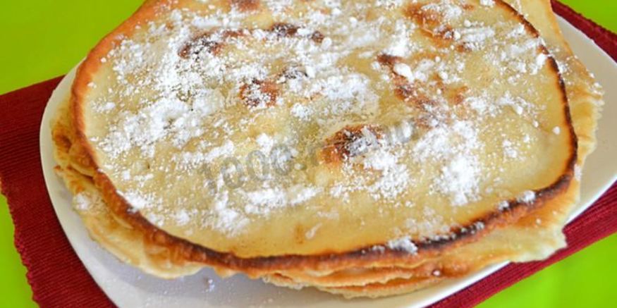 Рецепт сладких лепешек на сковороде