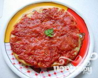 Томатная лепешка