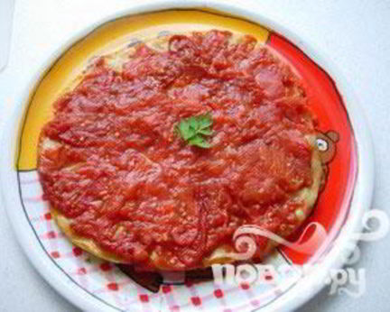 Томатная лепешка