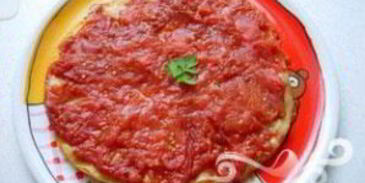 томатная лепешка