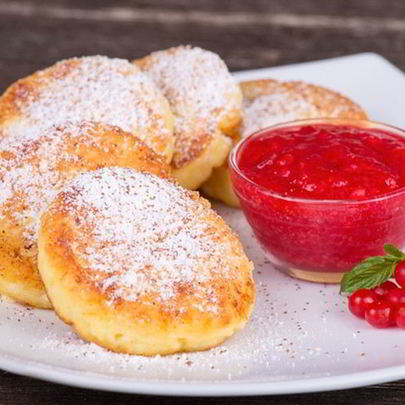 Творожные лепешки