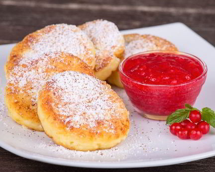 Творожные лепешки