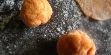 заварные томатные лепешки