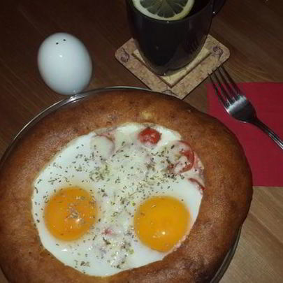 Завтрак в лепешке