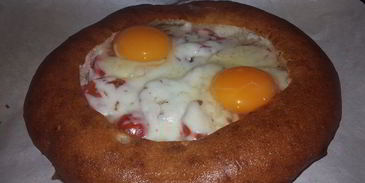 завтрак в лепешке