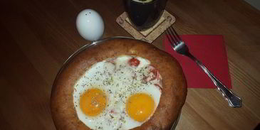 завтрак в лепешке