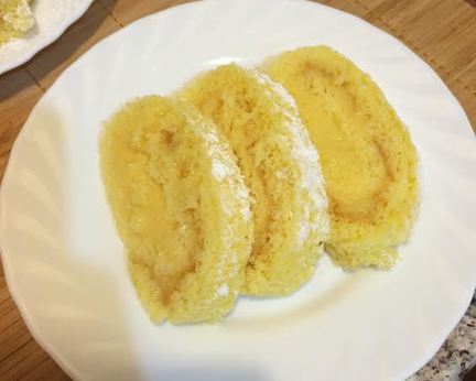 Лимонный рулет