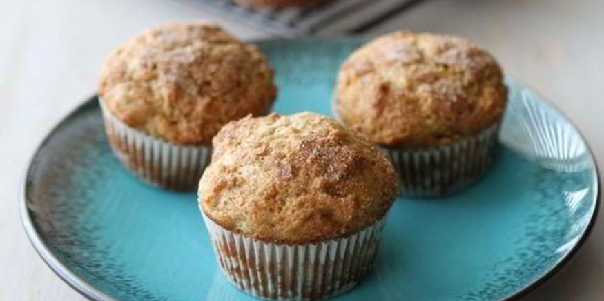 Рецепт банановых маффинов с медом и арахисовым маслом