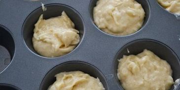 банановые маффины с шоколадом