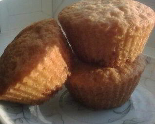 Домашние маффины с апельсином и изюмом