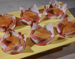 Клубничные маффины