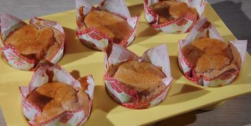 клубничные маффины