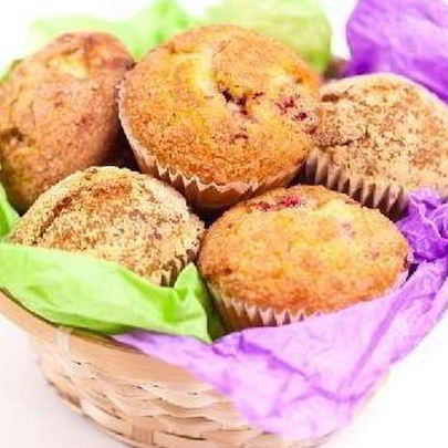 Клюквенно-миндальные маффины