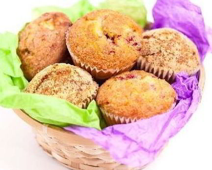 Клюквенно-миндальные маффины