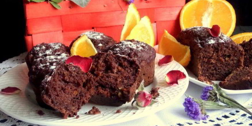 Рецепт маффинов с апельсином и бананом